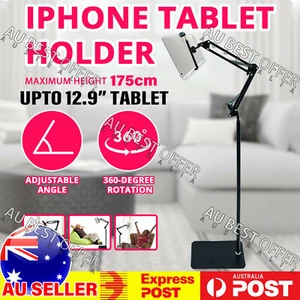 175CM Adjustable Floor Stand Holder For Tablet iPad iPhone up to 12.9 AU - Picture 1 of 12