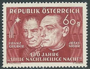 1948 AUSTRIA CANTO DI NATALE MNH ** - UR27-3 - Picture 1 of 1