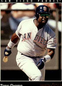 1993 Pinnacle San Diego Padres Baseball Card #98 Tony Gwynn