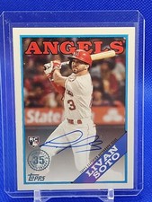2023 Topps Livan Soto RC Auto 88BA-LS On Card Rookie Los Angeles Angels