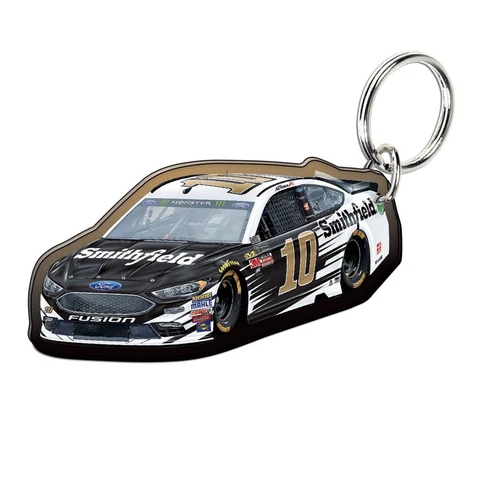 Aric Almirola 2018 Wincraft #10 Smithfield Acrylic Key Ring Mirrored Back FREE Cover