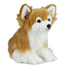 Chihuahua Dog Long Hair Plush Toy 9.5"/24cm Stuffed Animal Faithful Friends - Bild 1 von 3