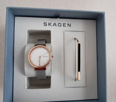 SKAGEN SET Uhr *Ancher* und Armreif *Anette* - Neu mit OVP - Bild 1 von 4