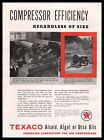 1939 Texaco Ursa Oils photo Gardner Denver gaz compresseur portable annonce imprimée