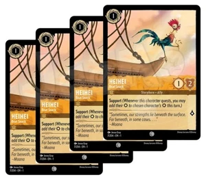 Disney Lorcana - Heihei - Boat Snack x 4 - The First Chapter NM - Free Card - Picture 1 of 1