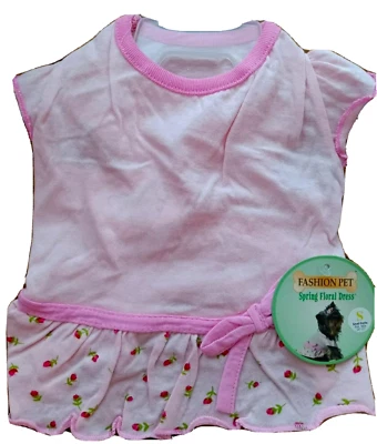 Fashion Pet Signature Collection Dog Dress Extra Small XS Pink - Image 1 of 4
