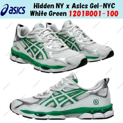 Hidden NY x Asics Gel-NYC Blanco Verde 1201B001-100 Hombres Talla - Imagen 1 de 4