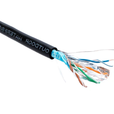 CAT5E 1000FT Outdoor Shielded FTP Ethernet Cable - Direct Burial LAN Network - Image 1 of 4