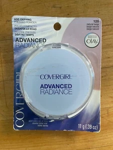 CoverGirl Advanced Radiance Pressed Powder 120 Natural Beige worn package - Picture 1 of 3