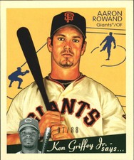 2008 Upper Deck Goudey Mini Blue Backs #161 Aaron Rowand 