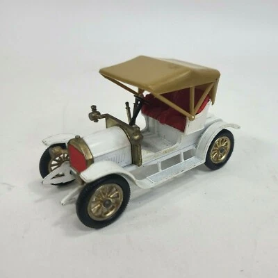Vintage Matchbox Models of Yesteryear.  1909 Opel Coupe. Y-4. White.  - Image 1 of 4