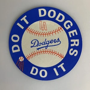 VINTAGE ANNI '60 LA Dodgers Do It Dodgers Patch Los Angeles MLB Baseball Patchworks - Foto 1 di 5