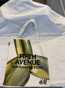 Limited Edition 2014 NYC H&M Collab W/ Jeffry Koons Tote Bag VIP Gift Never Used - Picture 1 of 4