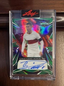 2024 Leaf Vibrance CRISTIANO RONALDO Auto #BA-CR1, 2/6 - Picture 1 of 2