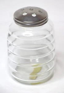 Vintage Beehive Clear Glass Shaker Jar West Germany UWO - Picture 1 of 6