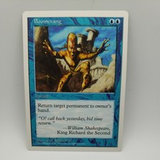 Boomerang x1 - 5th Edition Core Set - MTG - Near Mint