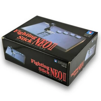 Neo Geo AES CD Controller HORI Fighting Stick NEO 2 HNS-08 Boxed for Collectors - Image 1 of 3
