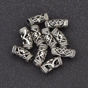 Hairstyling Tool Hair Braid Beads Cuff Clip Dreadlock Beads Micro Rings Tube - Picture 1 of 12