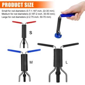 Universal 3 sizes Hydraulic Cylinder Piston Rod Seal U-cup Installation Tool Kit - Picture 1 of 12