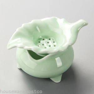 Losse Blad Thee Cup Porselein Kung Fu Thee Set Celadon Thee Filter Infusor - Bild 1 von 3