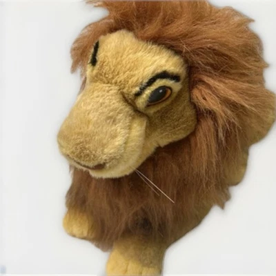 Juguete de peluche grande de 30" vintage Disney El Rey León adulto Simba Mufasa marioneta Foto 1 de 4