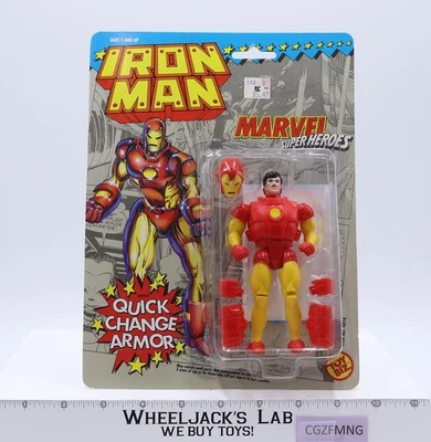 Iron Man Quick Change Armor Marvel Super Heroes 1991 Toybiz Vintage MOSC NEW - Image 1 of 2