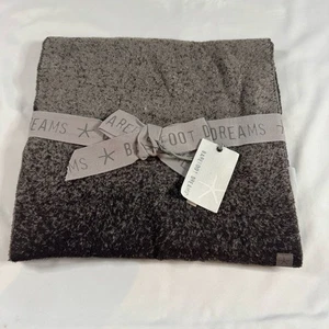 NWT Barefoot Dreams CozyChic Lite Confetti Scarf Grey Brown Luxury Giftable - Picture 1 of 4