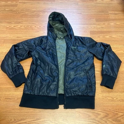 Мужская лыжная куртка Orage, пальто для сноуборда M двусторонняя черная и зеленая водонепроницаемая - Изображение 1 из 4