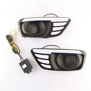 LED Daytime Running Light DRLs Turn Indicator Fog Lamp Bumper For Honda Greiz - Picture 1 of 12