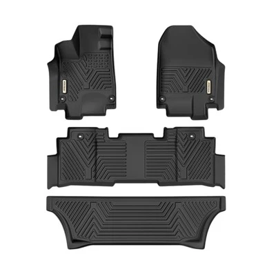 All Weather TPE Rubber Floor Liner 3D Floor Mats Set for 2018-2025 Honda Odyssey Foto 1 de 4