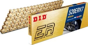 DID 520 ERV7 Series X-Ring Road Racing Chain 112 Links Gold w/Rivet Master Link - Picture 1 of 1