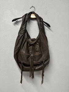 Bolso de hombro All Saints Spitalfields de cuero marrón - Imagen 1 de 19