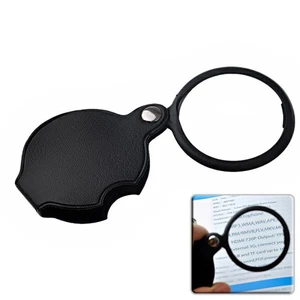 Lente di ingrandimento di precisione con guscio in plastica (nero) - Foto 1 di 5