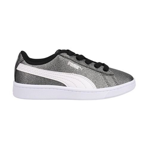 Scarpe casual Puma Vikky V2 Glitz 2 Ac bambino ragazza argento sneakers 373171 06