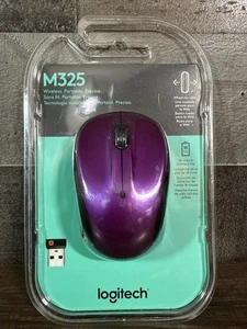 Logitech / M325 / Wireless Mouse / Purple / 910-003120 / New & Sealed - Picture 1 of 2