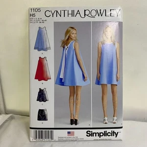 #1105 Simplicity Cynthia Rowley manca abito o top e gonna modello da cucire - Foto 1 di 4