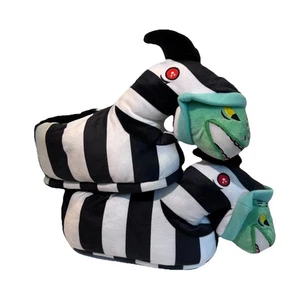 Beetlejuice Sandworm lizenzierte Anti-Rutsch gepolsterte Erwachsene Unisex Hausschuhe Gr. S/M - Bild 1 von 11