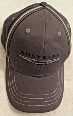 Gorra de béisbol gris Chrysler para hombre con correa ajustable Foto 1 de 4
