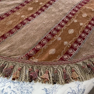 Neiman Marcus Christmas 5’ Diameter Tree Skirt $745 Retail Victorian Old World - Picture 1 of 9