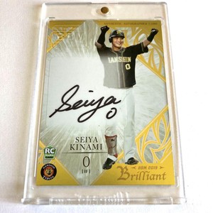 01/20 BBM  2019 Hanshin Kinami Seiya Autograph 1st Number 114812