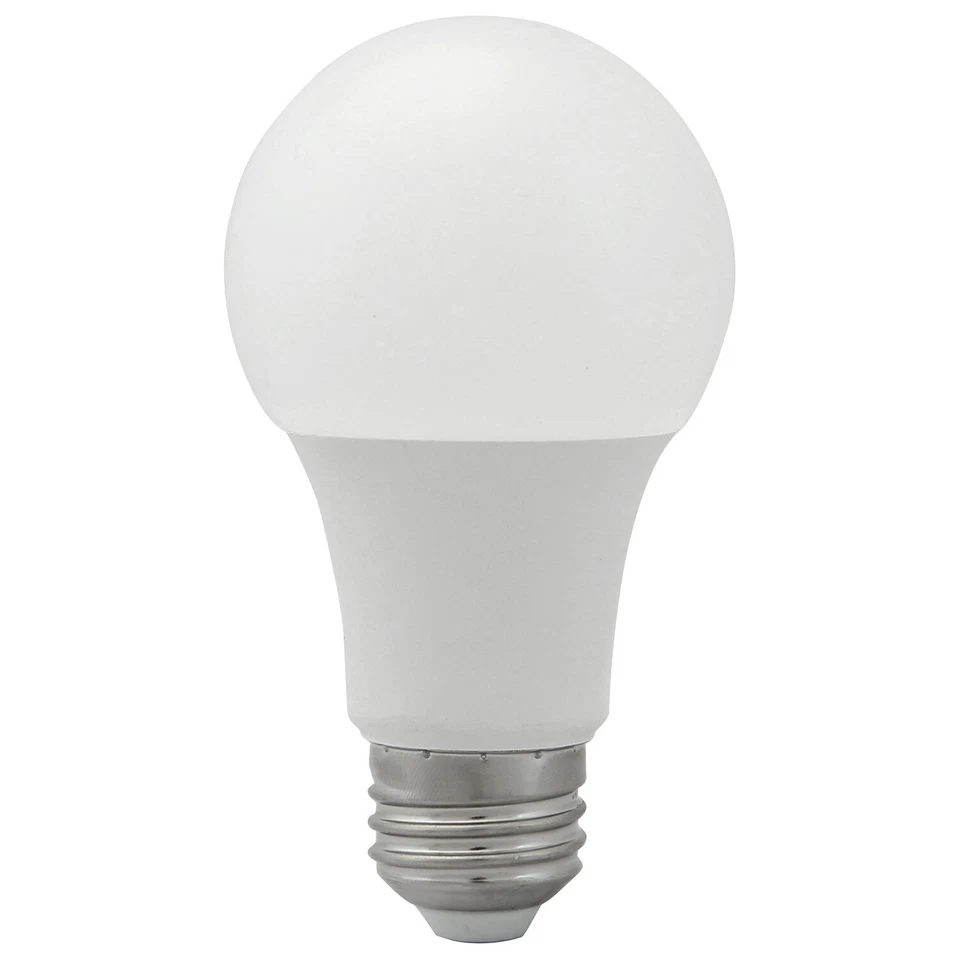 LED A19 Light Bulb 9W, 60W 810LM, E26 100-240 Multi-Volt, Frost Glass, 3000K 1PK - Image 1 of 1