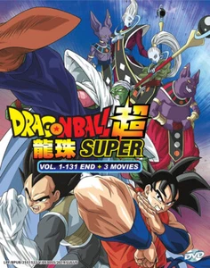 Anime DVD Dragon Ball Super Complete *English Version* Vol.1-131 End + 3 Movies - Imagen 1 de 3
