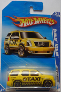 2010 Hot Wheels Cadillac Escalade 109/240 (Yellow Version)