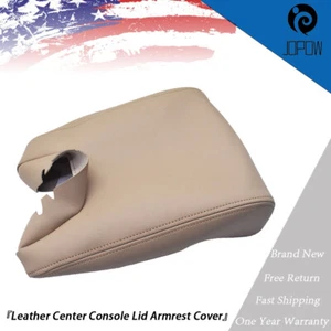 2009-2014 Beige/Tan NEW Center Console Lid Armrest Cover Fit For Acura TL Vinyl - Picture 1 of 8