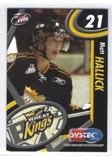 2005-06 Brandon Wheat Kings (WHL) Matt Hallick