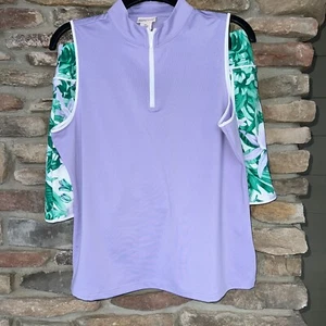 Tommy Bahama Women's 2 pc Golf Tennis Set Small Lilac Green Wrap Skort NWT - Picture 1 of 6