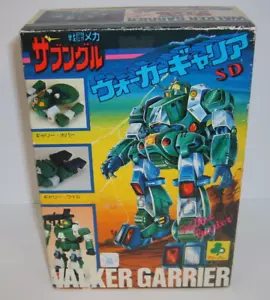 Vintage 1982 Clover Xabungle Walker Garrier Gallia Figure Combat Mecha Chogokin - Picture 1 of 8