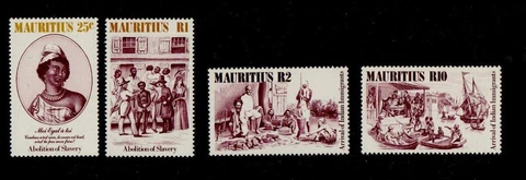 MAURITIUS 1984 SG691-694 150TH ANNIV ABOLITION OF SLAVERY SET  MNH Cover