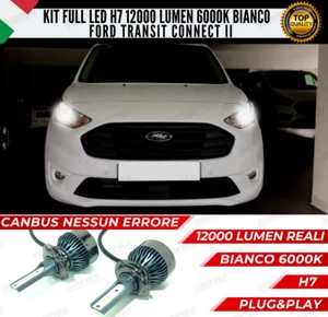 KIT FULL LED FORD TRANSIT CONNECT II H7 ANABBAGLIANTI 6000K 12000 LUMEN CANBUS - Imagen 1 de 11