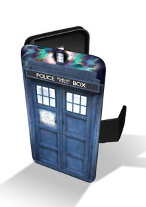 Doctor Who Tardis Policía Caja de Envío espacio tiempo Funda de teléfono de viaje